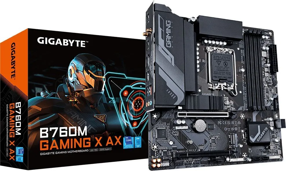לוח אם Gigabyte B760M GAMING X AX 1.2 Micro-ATX