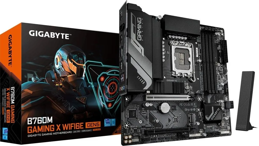 לוח אם Gigabyte B760M G X WF6E Gen 5 Micro-ATX LGA 1700
