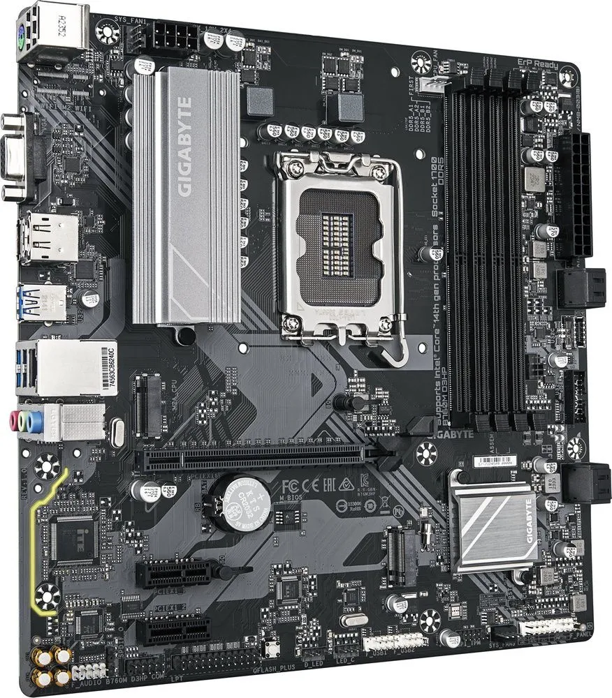 לוח אם Gigabyte B760M D3HP Micro-ATX