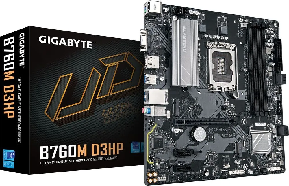 לוח אם Gigabyte B760M D3HP Micro-ATX