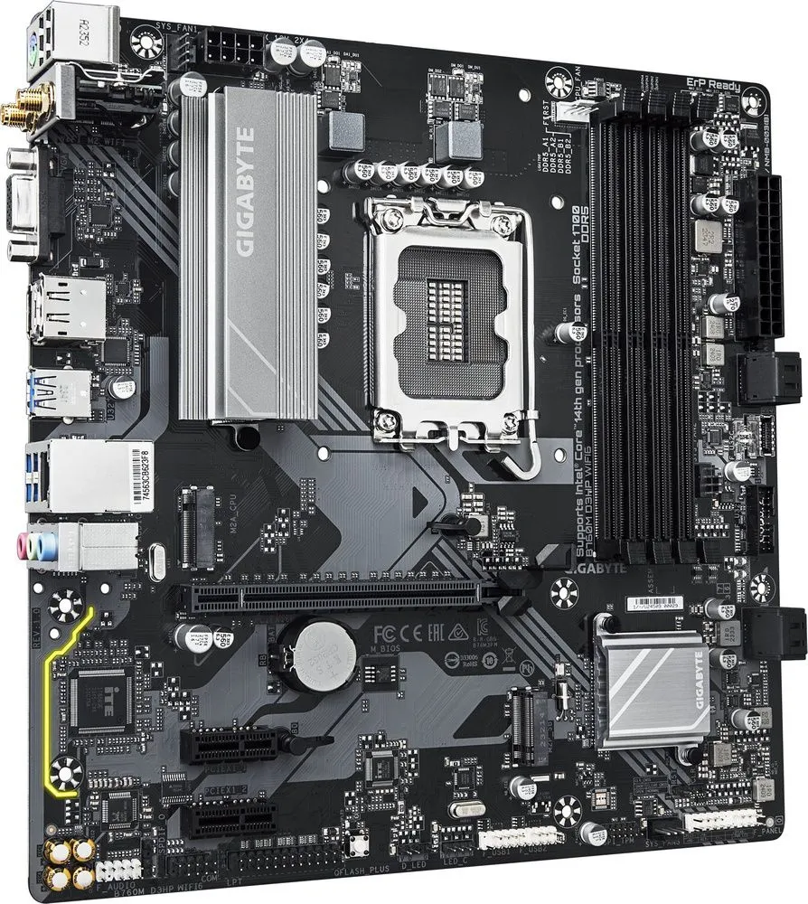 לוח אם Gigabyte B760M D3HP WIFI6 Micro-ATX