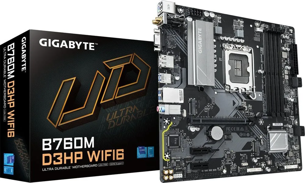 לוח אם Gigabyte B760M D3HP WIFI6 Micro-ATX