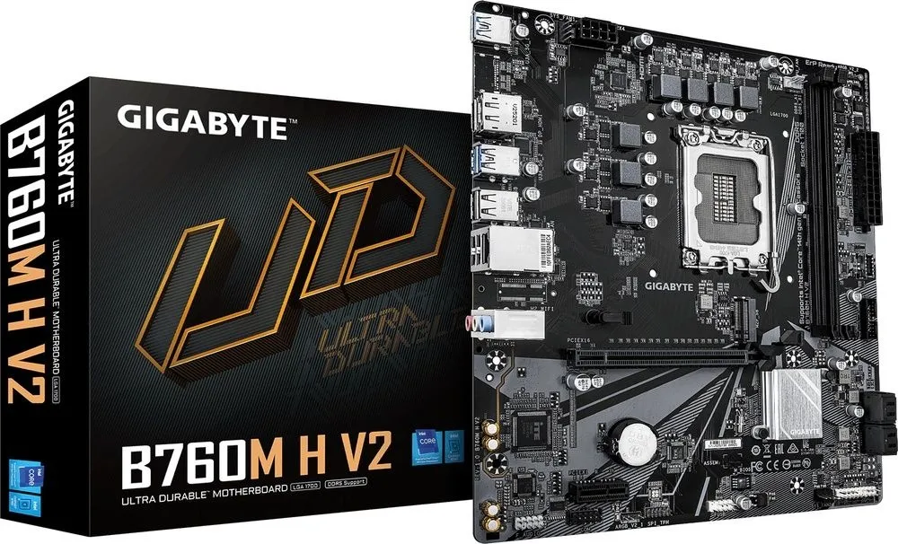 לוח אם Gigabyte B760M H V2 Micro-ATX LGA 1700