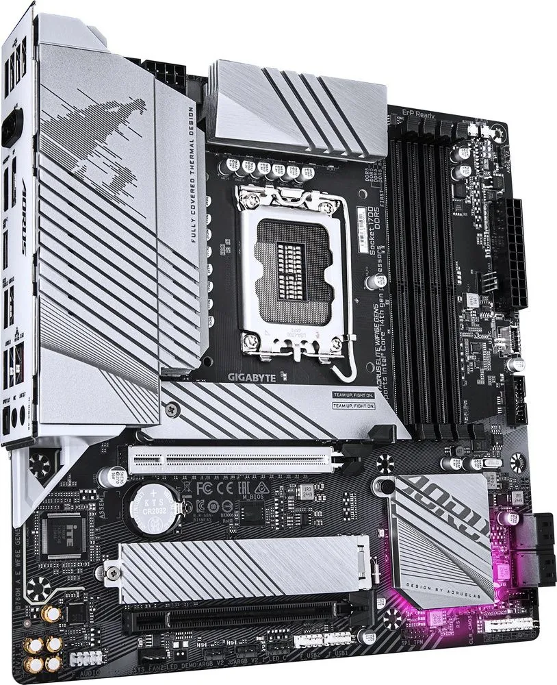 לוח אם Gigabyte B760M Aorus Elite WF6E GEN5 Micro-ATX