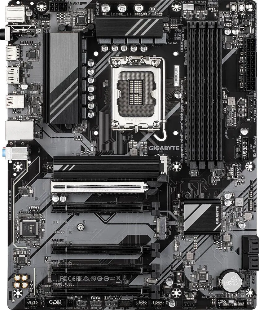 לוח אם Gigabyte B760 DS3H WF6E GEN5 ATX