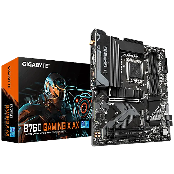 לוח אם Gigabyte B760 Gaming X AX 1.2 ATX LGA 1700 DDR5