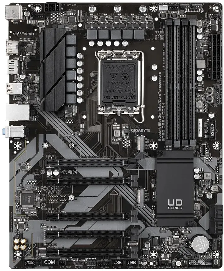 לוח אם Gigabyte B760 DS3H ATX LGA 1700 DDR4