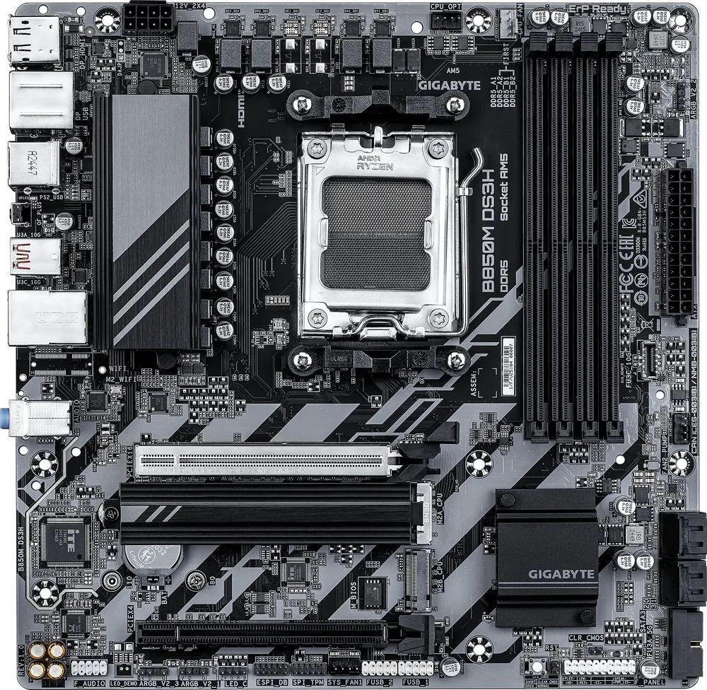 לוח אם Gigabyte B850M DS3H Micro-ATX