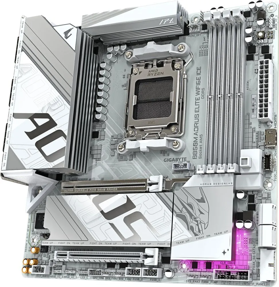 לוח אם Gigabyte B850M A ELT WF6E ICE Micro-ATX