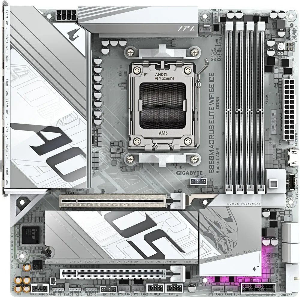לוח אם Gigabyte B850M A ELT WF6E ICE Micro-ATX