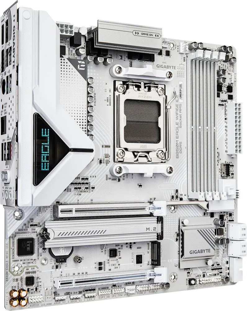 לוח אם Gigabyte B850M EAGLE WF6E ICE Micro-ATX