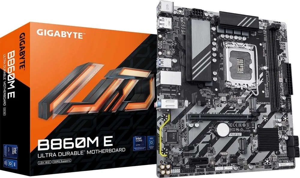 לוח אם Gigabyte B860M E Micro-ATX LGA 1851
