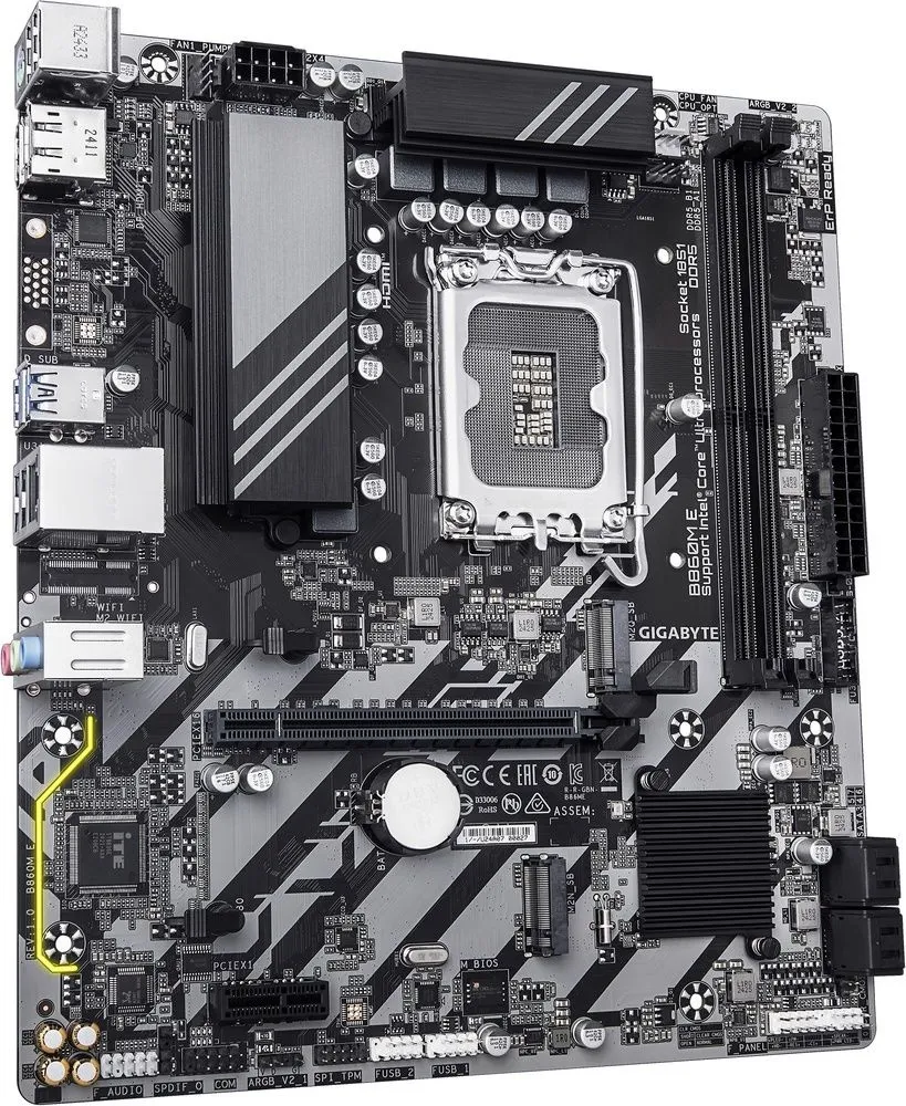 לוח אם Gigabyte B860M E Micro-ATX LGA 1851