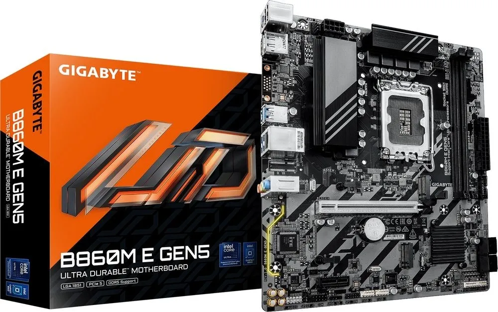 לוח אם Gigabyte B860M E Gen 5 Micro-ATX LGA 1851