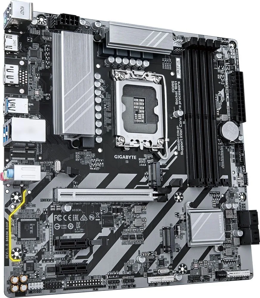 לוח אם Gigabyte B860M D3HP Micro-ATX