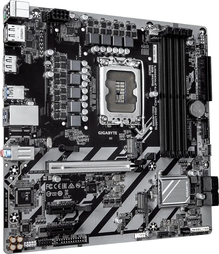לוח אם Gigabyte B860M D3W Micro-ATX LGA 1851