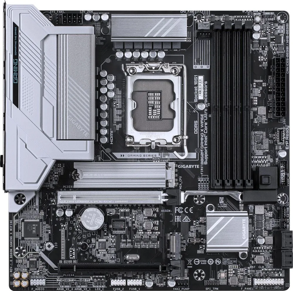 לוח אם Gigabyte B860M GAMING X WIFI6E Micro-ATX