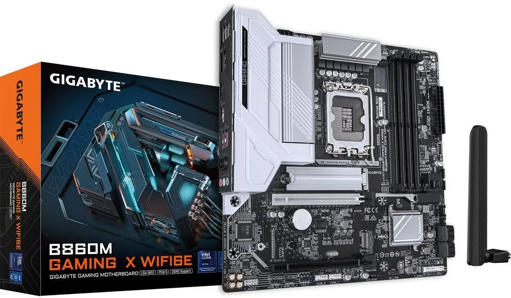 לוח אם Gigabyte B860M GAMING X WIFI6E Micro-ATX