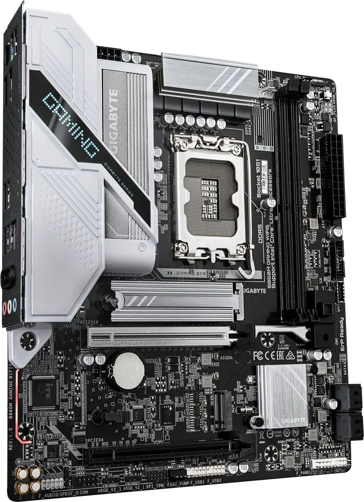 לוח אם Gigabyte B860M GAMING WIFI6 Micro-ATX