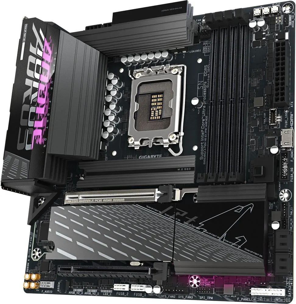 לוח אם Gigabyte B860M A ELITE WIFI6E Micro-ATX