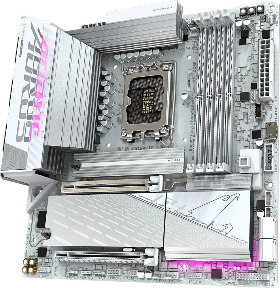 לוח אם Gigabyte B860M A ELT WF6E ICE Micro-ATX
