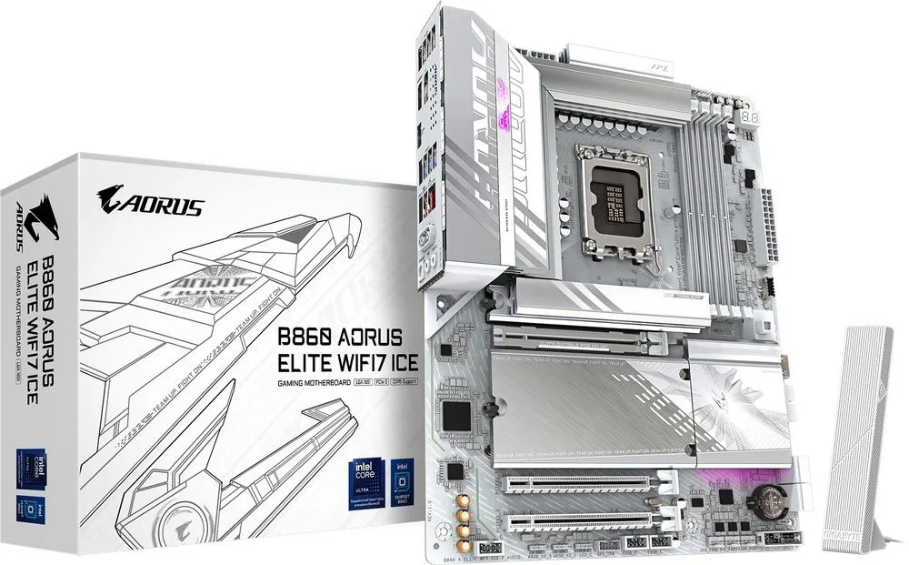 לוח אם Gigabyte B860 A ELITE WF7 ICE ATX
