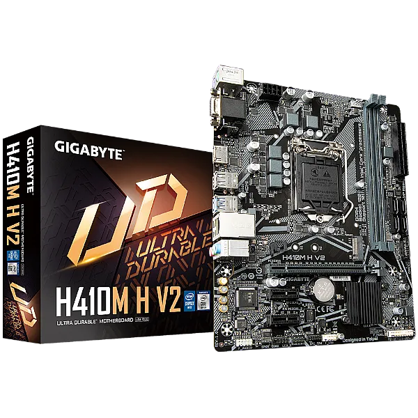 לוח אם Gigabyte H410M H V2 1.7 Micro-ATX LGA 1200 DDR4