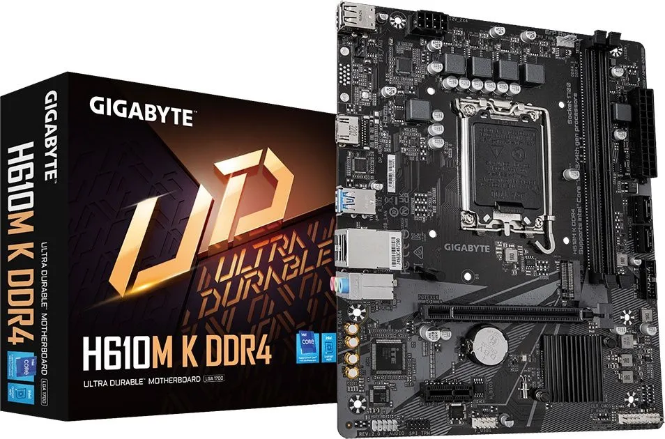לוח אם Gigabyte H610M K DDR4 2.0 Micro-ATX