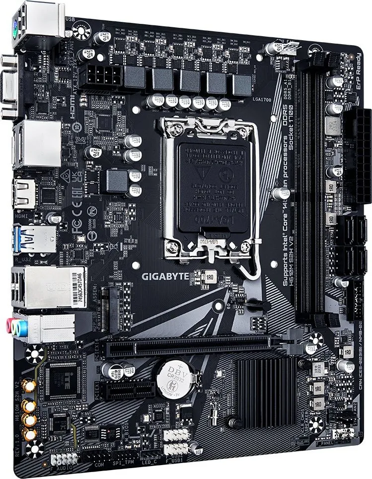 לוח אם Gigabyte H610M S2H V2 D5 Micro-ATX