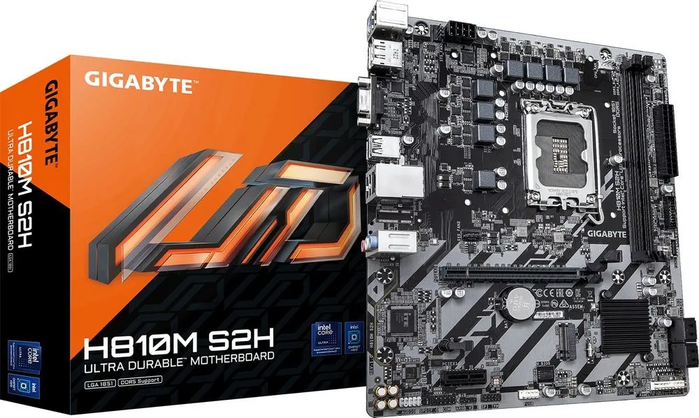 לוח אם Gigabyte H810M S2H 1.0 Micro-ATX