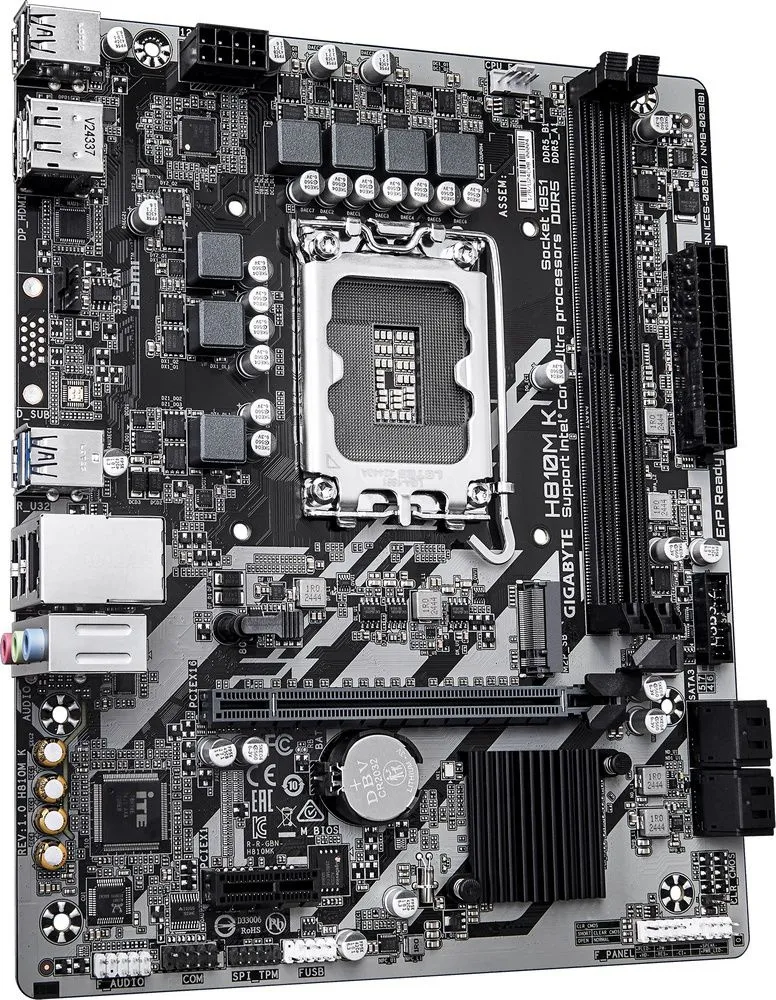 לוח אם Gigabyte H810M K Micro-ATX