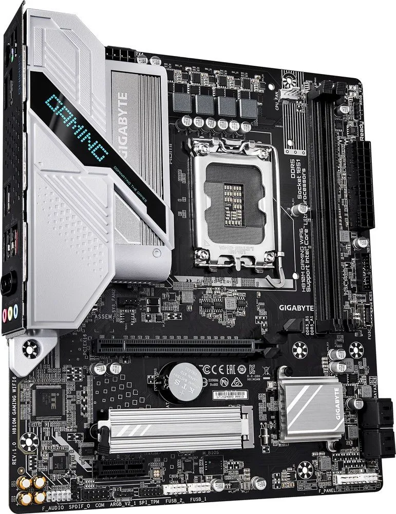 לוח אם Gigabyte H810M GAMING WIFI6 Micro-ATX