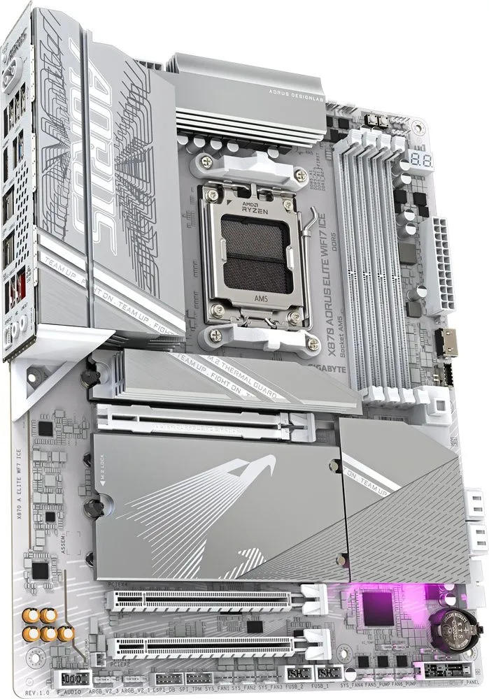 לוח אם Gigabyte X870 A ELITE X ICE (X3D) ATX