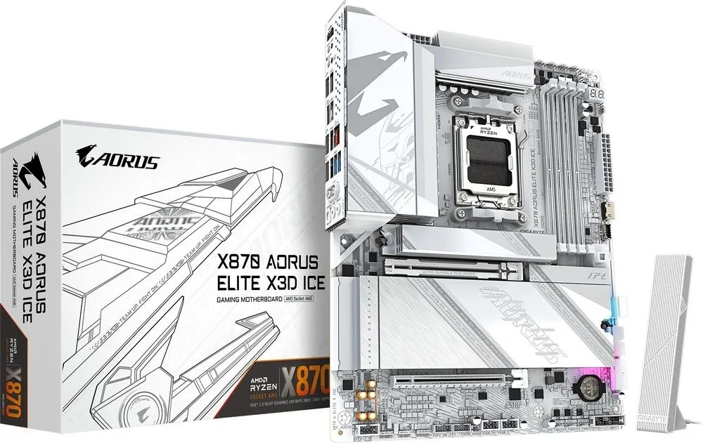 לוח אם Gigabyte X870 A Elite X ICE ATX AM5