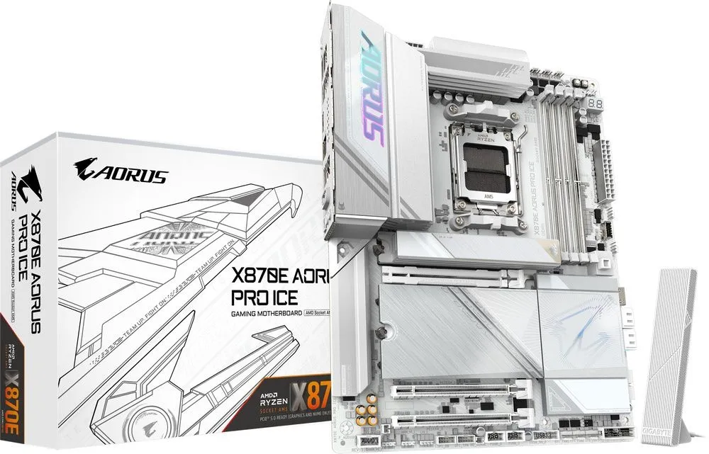 לוח אם Gigabyte X870E AORUS PRO ICE ATX
