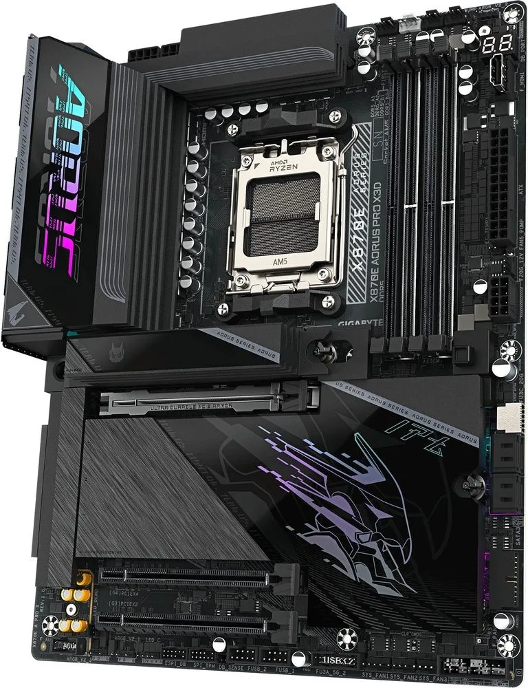 לוח אם Gigabyte X870E A PRO X (X3D) ATX