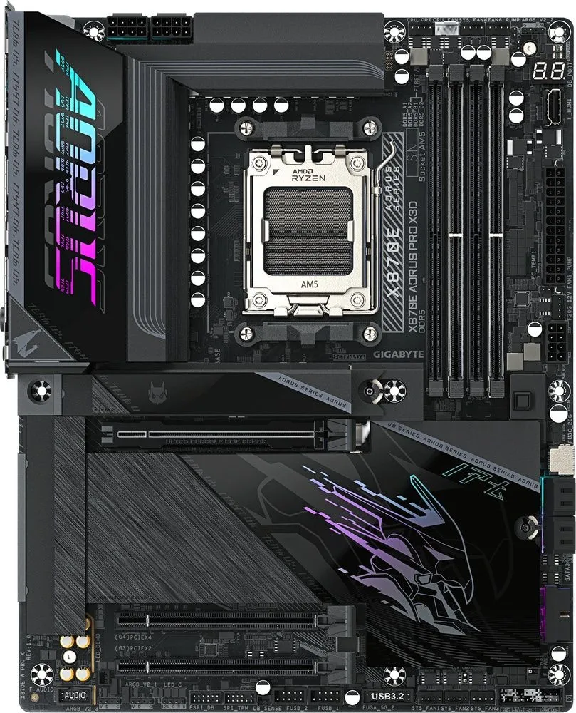 לוח אם Gigabyte X870E A PRO X (X3D) ATX