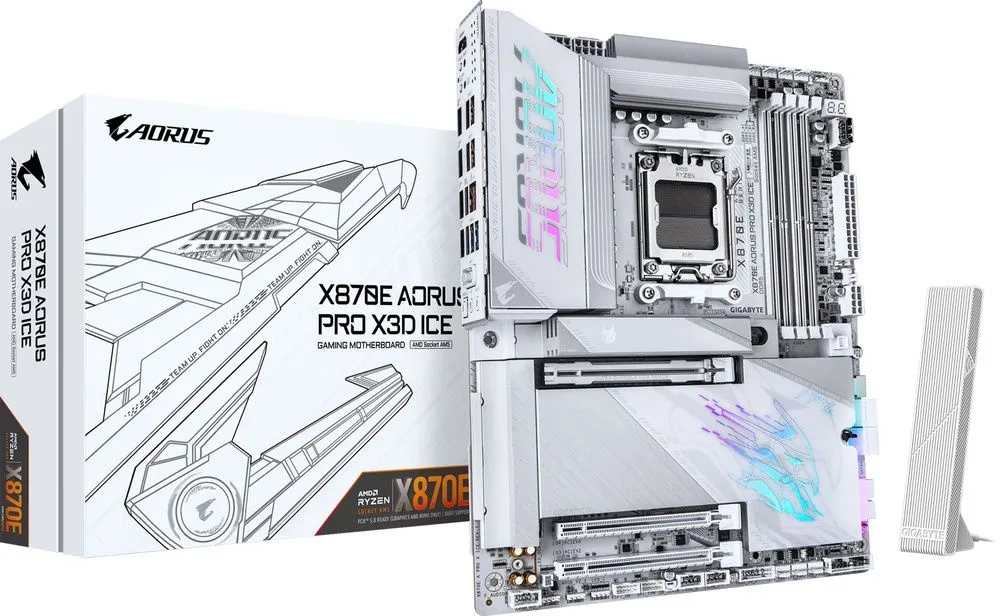 לוח אם Gigabyte X870E A PRO X ICE ATX