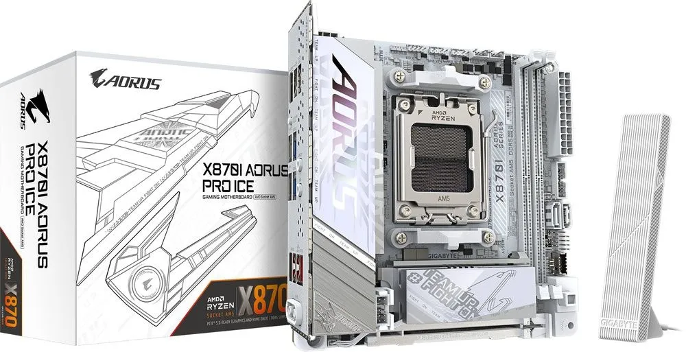 לוח אם Gigabyte X870I AORUS PRO ICE Mini-ITX