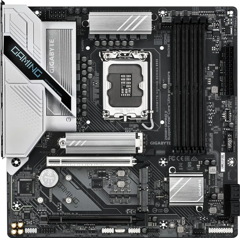 לוח אם Gigabyte Z890M GAMING X Micro-ATX