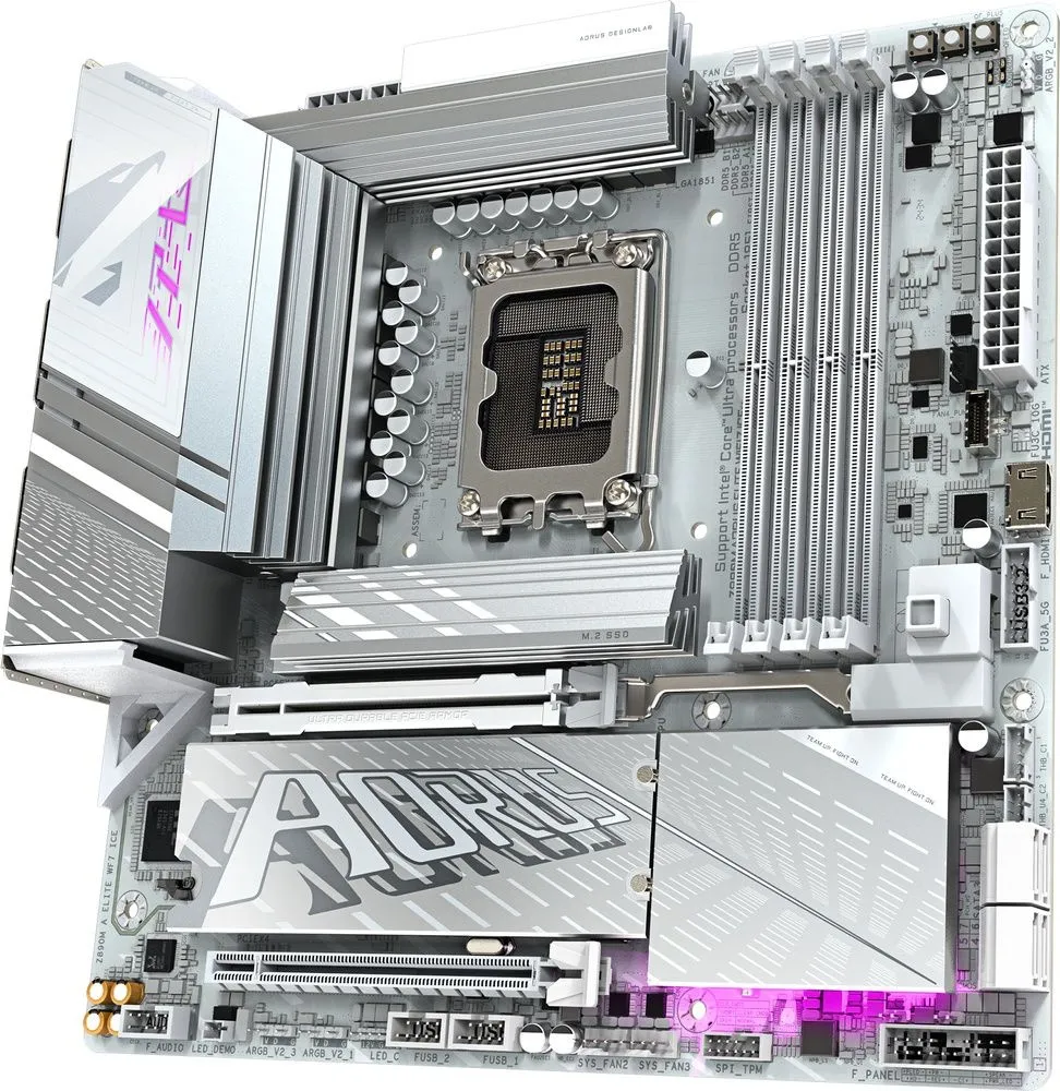 לוח אם Gigabyte Z890M A ELITE WF7 ICE Micro-ATX