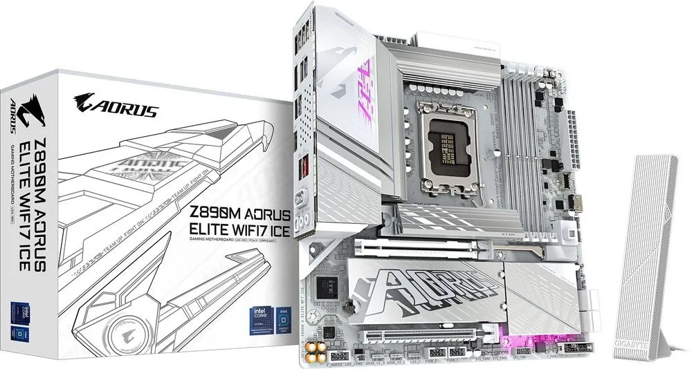לוח אם Gigabyte Z890M A ELITE WF7 ICE Micro-ATX