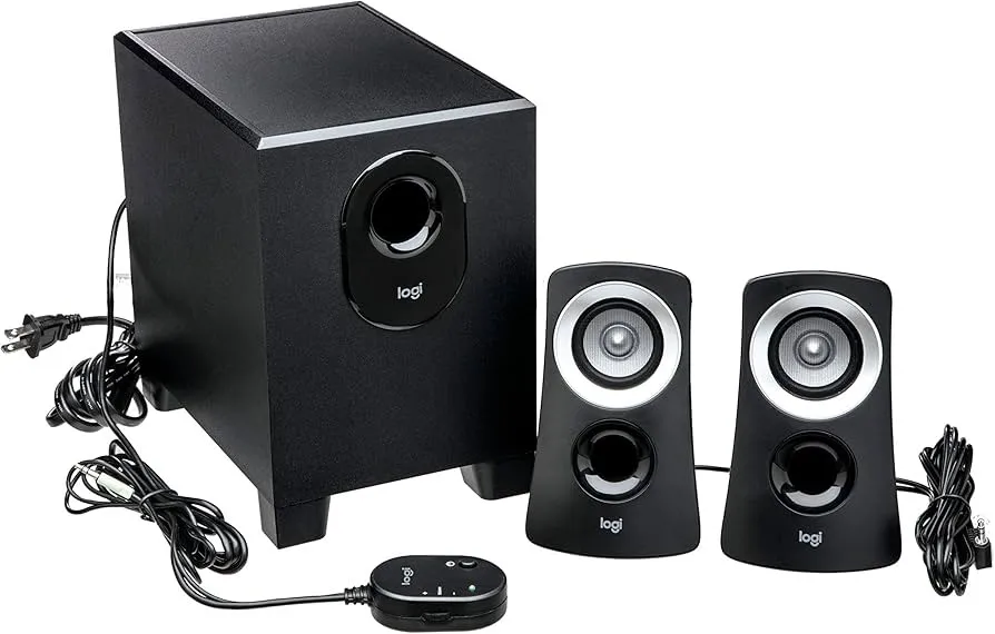 רמקולים למחשב Logitech Z313 2.1 – צבע שחור