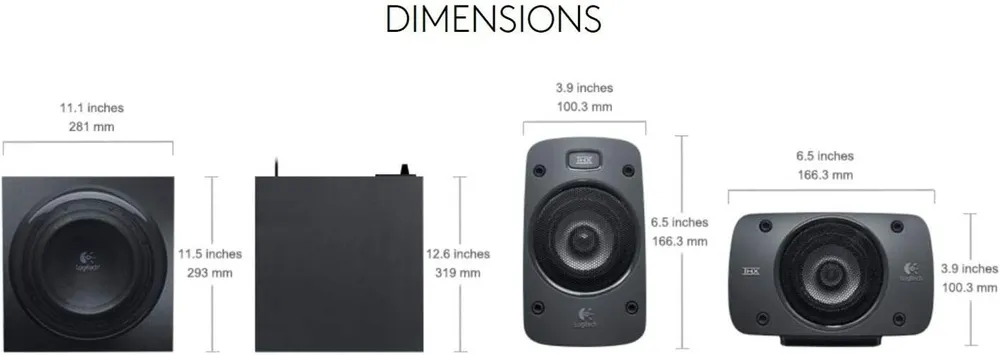 רמקולים למחשב Logitech Z906 5.1