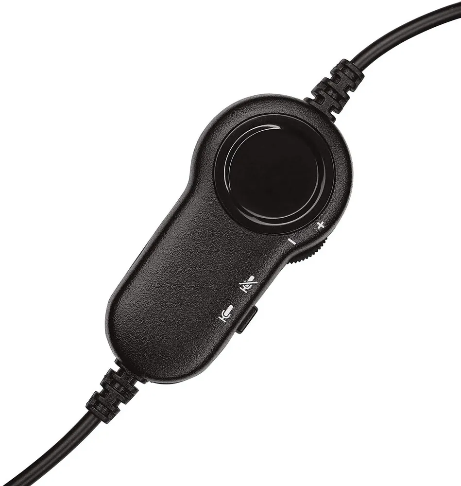 אוזניות קשת חוטיות Logitech H151 בצבע שחור