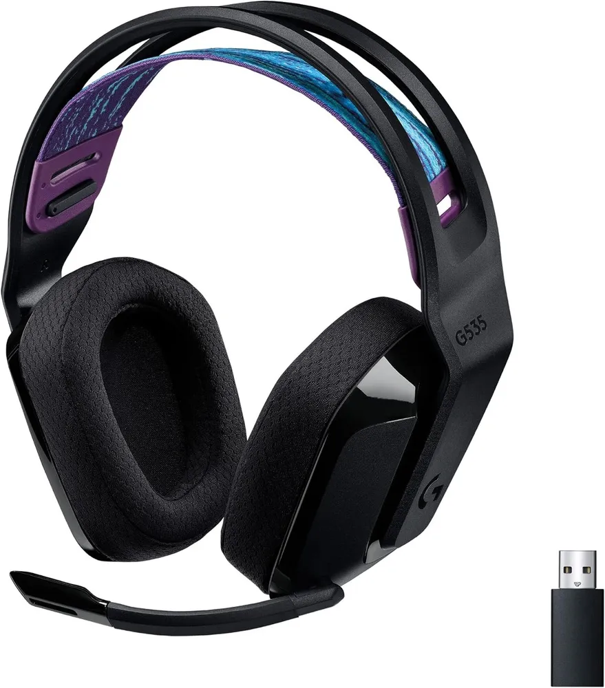 אוזניות גיימינג אלחוטיות Logitech G535 Lightspeed שחורות