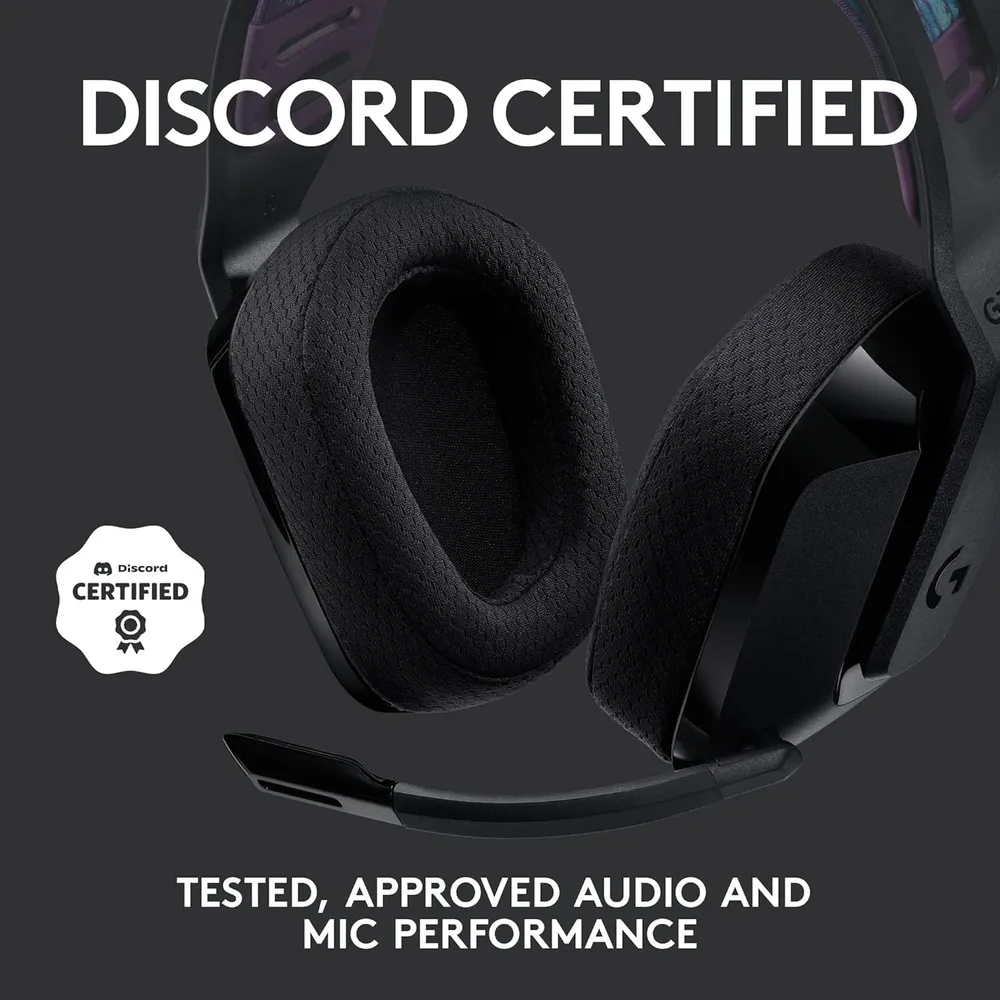 אוזניות גיימינג אלחוטיות Logitech G535 Lightspeed שחורות