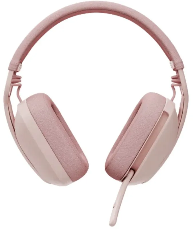 אוזניות קשת אלחוטיות Logitech Zone Vibe 100 בצבע ורוד