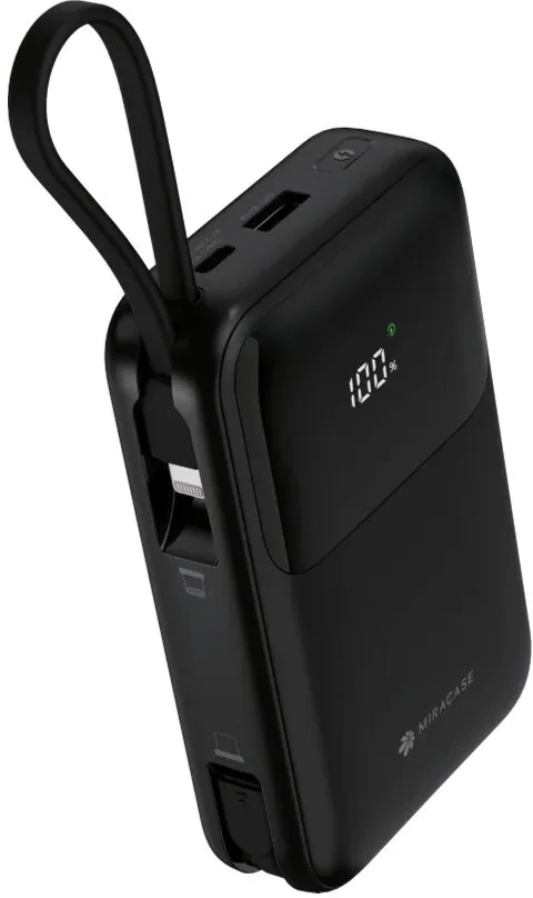 מטען נייד/סוללת גיבוי Miracase MPB20PD22.5W2CS 20000mAh – בצבע שחור