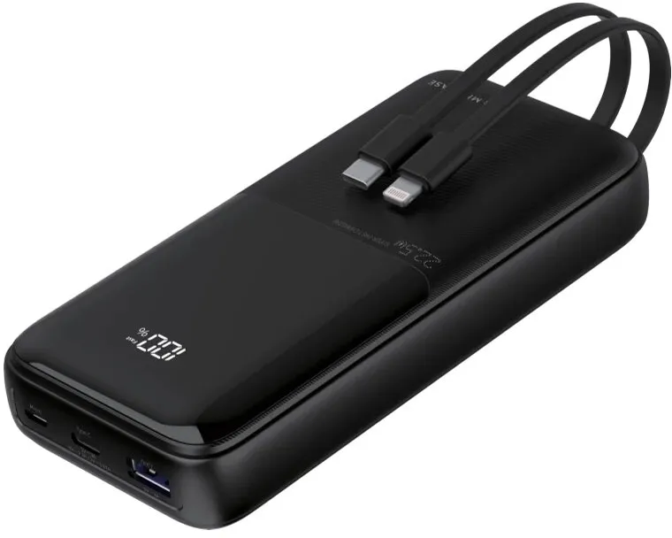 מטען נייד/סוללת גיבוי Miracase MPB20PD22.5W2CS 20000mAh – בצבע שחור